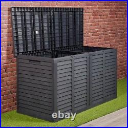 750L Garden Storage Outdoor Box Plastic Utility Chest Unit Box Waterproof Large