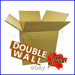 90 LARGE DOUBLE WALL CARDBOARD REMOVAL BOXES 18x12x12 OFFER