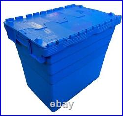 95 Litre New Heavy Duty Colour Coded Attached Lid Containers