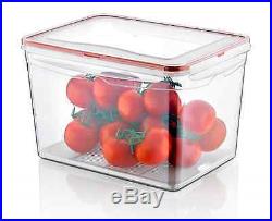 9 Litre Large Air Tight Containers Boxes Clear Plastic Food Storage Container