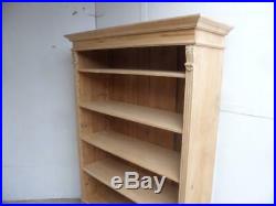 A Super Large Antique/Old Pine Office Box Files Storage Shelf to Paint/Wax