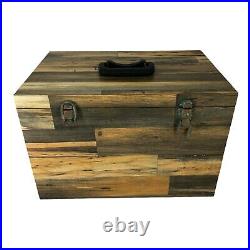 Abercrombie and Fitch Large Wooden Tackle Storage Box