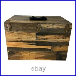 Abercrombie and Fitch Large Wooden Tackle Storage Box