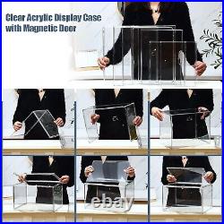 Acrylic Display Case Clear Plastic Purse and Handbag Storage Organizer for Close