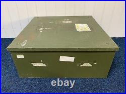 Aircraft Green Aluminium Metal Shipping And Storage Crate Box (65 x 60 x 26 cm)
