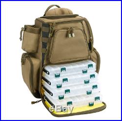 Angler Fishing Tackle Backpack Large Waterproof Bag Storage Rain Cover Trays Box