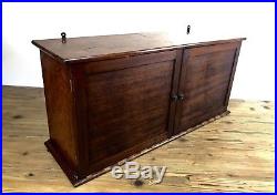 Antique Wooden Storage / Stationary Cabinet / Cupboard / Large / Filing Box