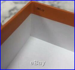 Authentic Hermes Handbag Storage Gift Box + Tissue Paper/Pillow 13.5 x 13.5 x 5