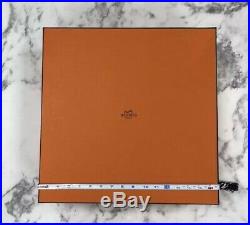 Authentic Hermes XL Storage Gift Box + Tissue & Pillow 16.75 x 16.75 x 6.75
