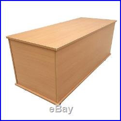 Beech Ottoman Toy Box Chest Trunk Extra Large XL Storage Wood Wooden Furniture