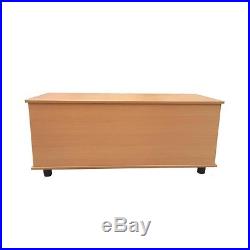 Beech Ottoman Toy Box Chest Trunk Extra Large XL Storage Wood Wooden Furniture