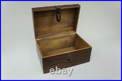 Brown Wooden X Large Treasure Chest Box Memory Box Souvenir Storage SO22bL