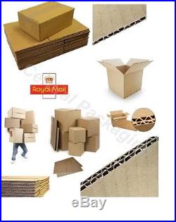 CARDBOARD BOXES with Single & Double Wall in 29 SIZES Royal Mail, Moving, Storage