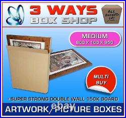 CLEARANCE Picture Artwork Canvas TV Strong Cardboard Box Storage Removal Box