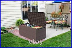 Cedargrain Durabox 416L, Outdoor Plastic Deck Box/Garden Furniture Organizer
