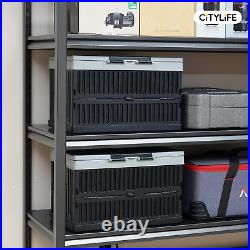 Citylife 2 Packs 35L Folding Storage Boxes with Waterproof Bag Large Collapsible