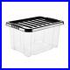 Clear_Plastic_Storage_24L_Boxes_Black_Lids_Home_Office_Stackable_Strong_Quality_01_eltv