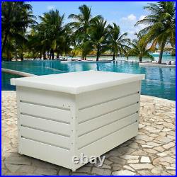 Corrugated Galvanise Steel Garden Storage Box Patio Furniture Cushion Deck Chest