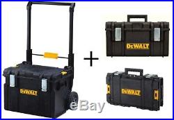 DEWALT Large Mobile Rolling Tool Storage Chest Box DS450 DS130 DS300 Combo