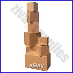 DOUBLE WALL CARDBOARD BOXES Suitable for Packing Removal Storage Shipping Brown