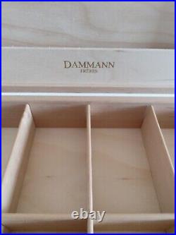 Dammann Frères wooden box 2009 Interior equipped with 12 compartments White
