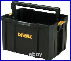 Dewalt DEW181682 TStak Rolling Mobile Tool Storage Box + Open Tote Tool Box Case