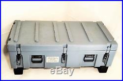 Dewar Brothers large Ex-MoD Trunk Storage Chest Box with TA316 Relief Valve