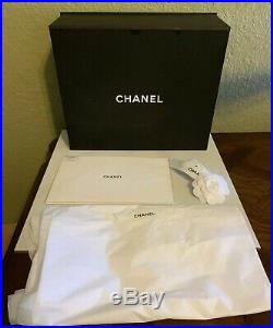 EUC Empty Chanel Magnetic Handbag Storage/Gift Box 13 X 10.5 x 5 Care Card