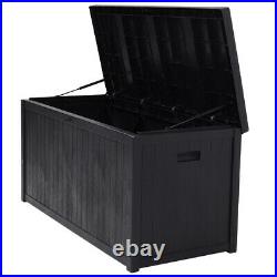 Extra Large 430Ltr Garden Cushion Storage Box Waterproof Patio Deck Chest with Lid