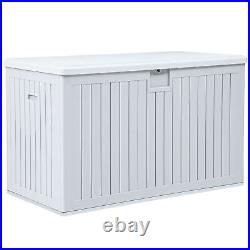 Extra Large 870L Outdoor Storage Box Garden Patio Tool Utility Deck Container