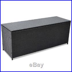 Extra Large Garden Storage Box Bin Cushion Container Outdoor Deck Store Patio