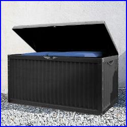 Extra Large Garden Storage Box Waterproof Plastic Container Box Chest 320L