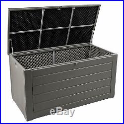 Extra Large Outdoor Garden Storage Box Plastic Utility Chest Waterproof 680L