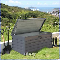 Extra Large Outdoor Tools Storage Box 600L Metal Garden Lockable Utility Durable