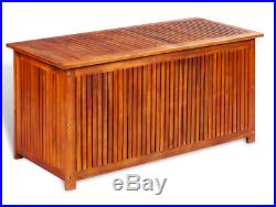 Extra Large Wooden Garden Storage Box Waterproof Bench Seat Outdoor Patio Deck