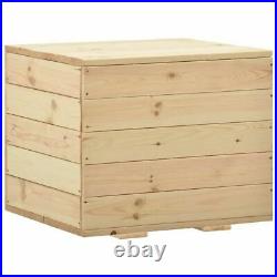 Extra Large Wooden Storage Box with Lid Pine Trunk Chest Toys Toolbox Blanket
