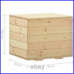 Extra Large Wooden Storage Box with Lid Pine Trunk Chest Toys Toolbox Blanket