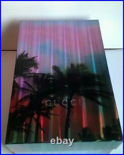 GUCCI Empty Neon Holographic Palm Trees Storage or Gift Box Heavy Duty (Large)