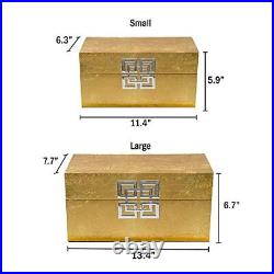 Galt International Storage Boxes Large & Small Decorative Storage Box with Hi