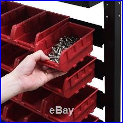 Garage Storage Bins Rack 43 Large Plastic Tools Box Organiser Workshop Shed Unit