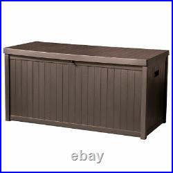 Garden 430L Storage Box Container Chest Hinge Support Outdoor Patio