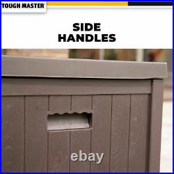 Garden 430L Storage Box Container Chest Hinge Support Outdoor Patio
