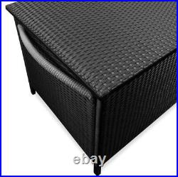 Garden Cushion Storage Box Rattan Trunk Solid XLarge Waterproof Bistro Patio Box