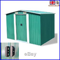 Garden Metal Shed Storage Large Yard Patio Tool Bike Box Container 8.5ft x 6.7ft