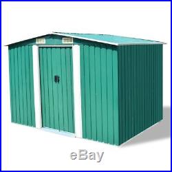 Garden Metal Shed Storage Large Yard Patio Tool Bike Box Container 8.5ft x 6.7ft