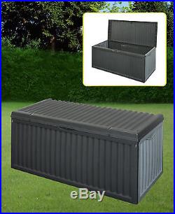 Garden Patio Outdoor Plastic Storage Chest Box Large 350L Litre Furniture