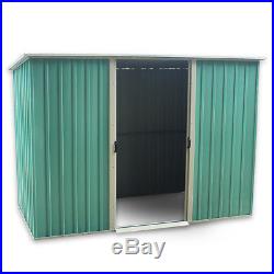 Garden Shed Storage Large Yard Store Building Tool Box Container Door Metal Roof