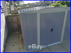Garden Shed Storage Large Yard Store Metal Roof Building Tool Box 8FT X 6FT