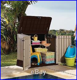 Garden Storage Box Chest Patio Large Waterproof Outdoor Shed Durable Home Garden