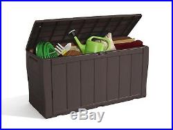 Garden Storage Box Chest Patio Large Weather Waterproof All Purpose Outdoor Shed